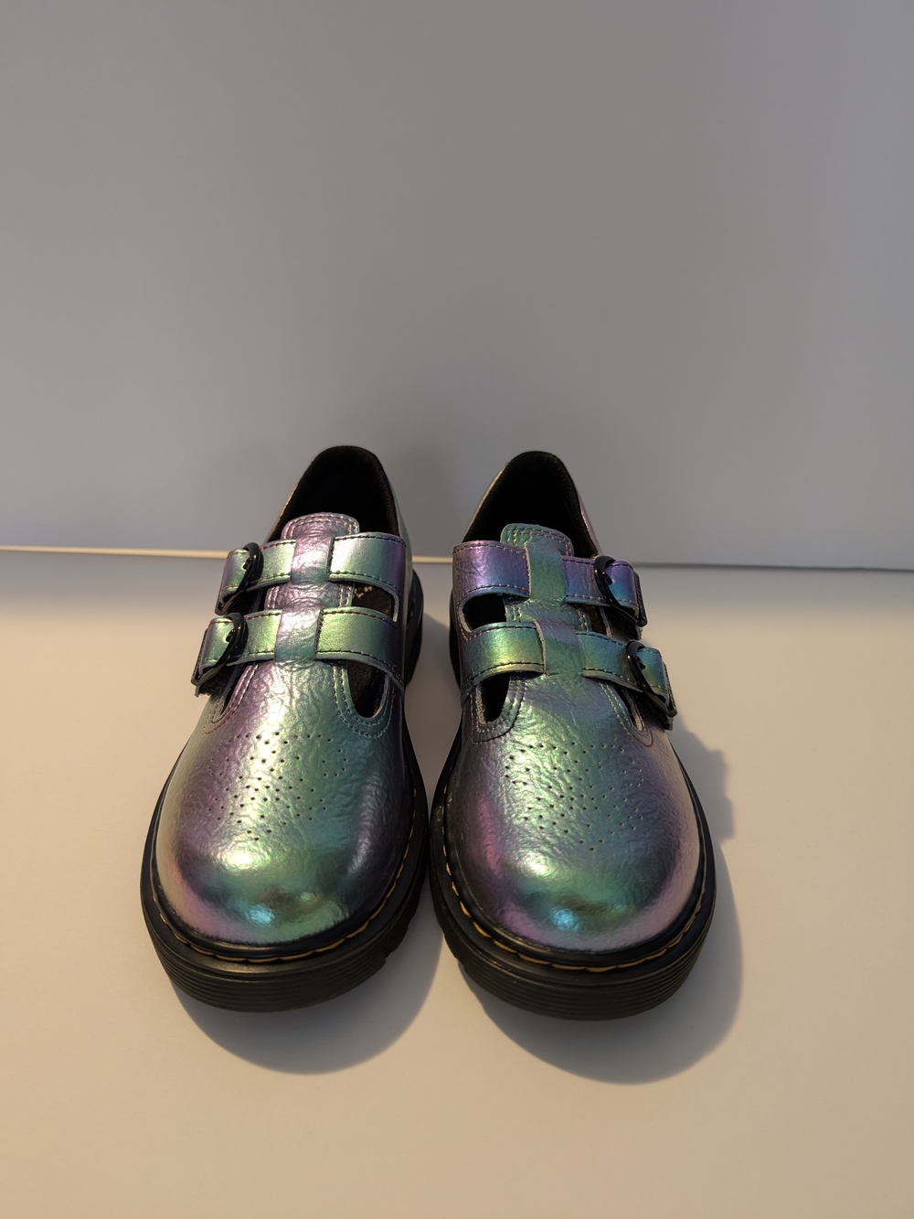 Dr. Martens Kids Iridescent Mary Jane Shoe